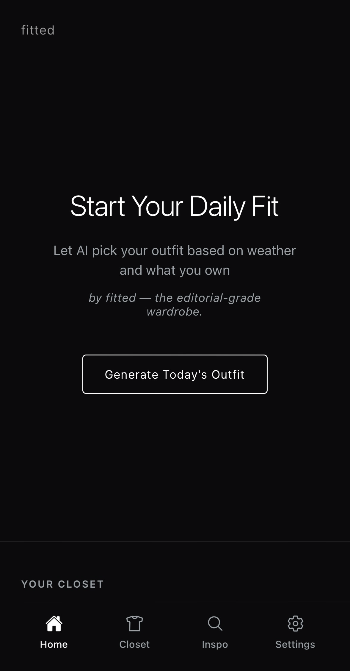 Daily outfit and recent activity
