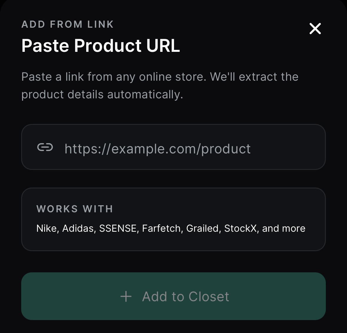 Paste a link